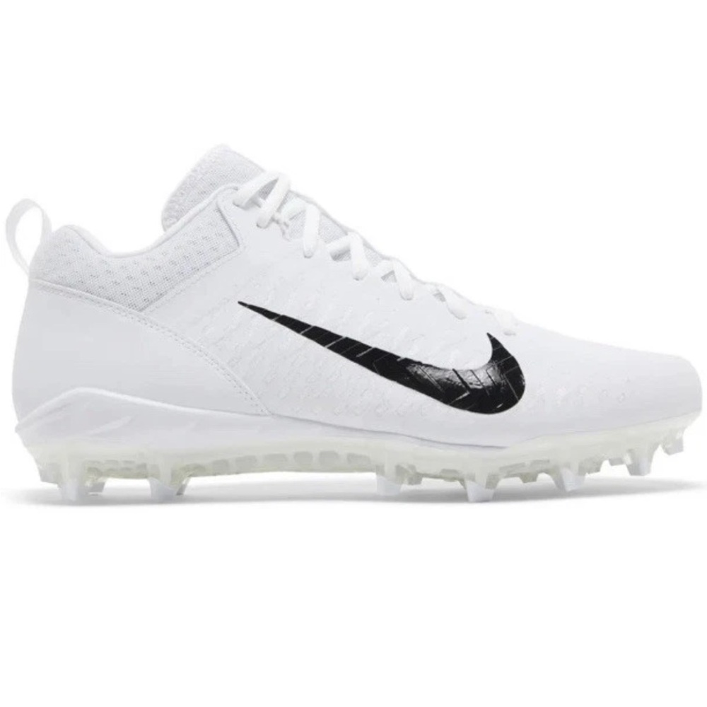 Nike Alpha Menace Pro2 Low Football performance Cleats CV6477-100 White/Black 14